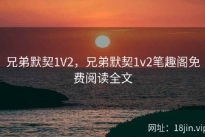 兄弟默契1V2，兄弟默契1v2笔趣阁免费阅读全文