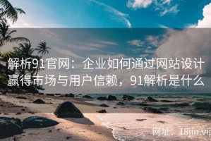 解析91官网：企业如何通过网站设计赢得市场与用户信赖，91解析是什么