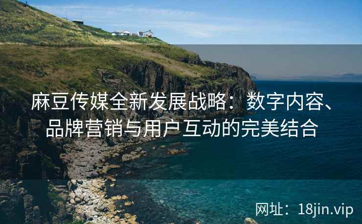 麻豆传媒全新发展战略：数字内容、品牌营销与用户互动的完美结合