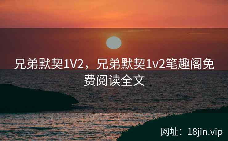 兄弟默契1V2，兄弟默契1v2笔趣阁免费阅读全文