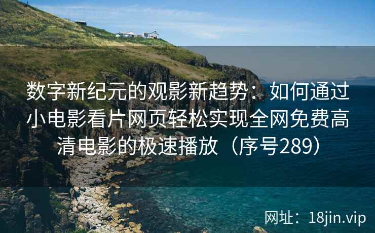 数字新纪元的观影新趋势：如何通过小电影看片网页轻松实现全网免费高清电影的极速播放（序号289）