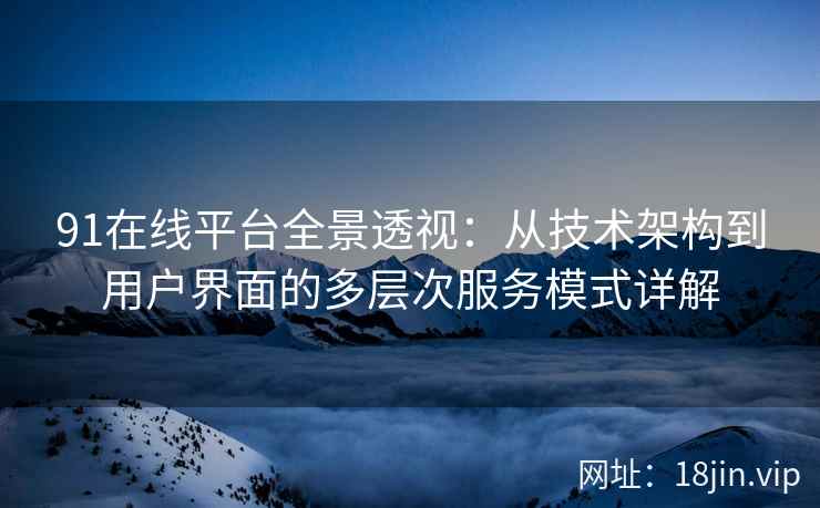 91在线平台全景透视：从技术架构到用户界面的多层次服务模式详解